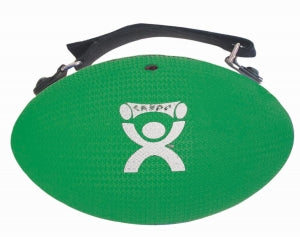 Fabrication Enterprises Inc CanDo Handy Grip Weight Balls - BALL WEIGHT WITH STRAP, 4 LB, GREEN - 10-0443