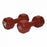 Fabrication Enterprises Inc CanDo Vinyl-coated Iron Dumbbells - DUMBBELL, VINYL-COATED, BROWN, 20LBS, PAIR - 10-0561-2