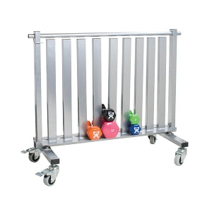 Fabrication Enterprises Mobile Dumbbell Racks - RACK, DUMBBELL, MOBILE, 1100LB CAPACITY - 10-0581
