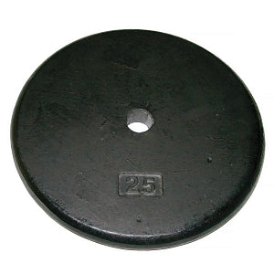 Fabrication Enterprises Iron Weight Plates for Barbells - 25-lb. Iron Weight Plate for Barbells - 10-0606