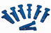 Fabrication Enterprises Finger Pinch Exerciser Pins - EXERCISER, FINGER, PINCH PINS, 7EA, BLUE - 10-0844