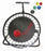 FEI Medicine Ball Rebounders - CanDo Circular Rebounder with 5 Balls and Horizontal Plastic Rack - 10-3135