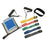 Fabrication Enterprises Inc CanDo Adjustable Exercise Band Kit - EXERCISE BAND, 5-PIECE KIT, LVL1-5 - 10-3230