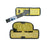 Fabrication Enterprises Adjustable Cuff Wrist Weights - WEIGHTS, WRIST- 2LB, ADJ WT-YELLOW-PAIR 2 - 10-3340-2