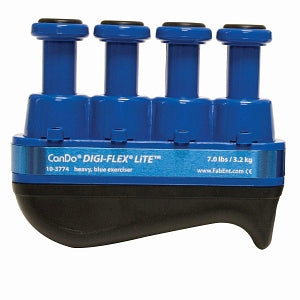 Fabrication Enterprises Inc CanDo DigiFlex Lite Hand Exercisers - EXERCISER, HAND, DIGI-FLEX LITE, BLUE, LVL5 - 10-3774