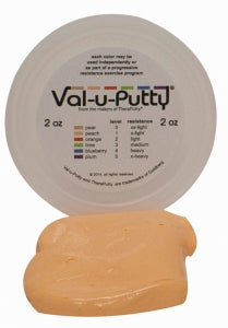 Fabrication Enterprises Val-u-Putty Exercise Putty - DBD-VAL-U-PUTTY, PEACH, X-SOFT, 2 OZ - 10-3901