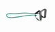 Fabrication Enterprises Inc CanDo Exercise Tubing with Handles - TUBING, EXERCISE, W/HANDLES, 36", GREEN, LVL4 - 10-5553