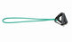 Fabrication Enterprises Inc CanDo Exercise Tubing with Handles - TUBING, EXERCISE, W/HANDLES, 48", GREEN, LVL4 - 10-5563