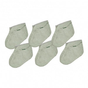 Fabrication Enterprises WaxWel Paraffin Bath Accessories - Set of Six Terrycloth Bath Booties for Paraffin Treatments - 11-1712