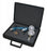 Fabrication Enterprises Inc Baseline 3-Piece Hand Evaluation Sets - 200-lb. Dynamometer with 50 lb. Hydraulic Pinch Gauge and Stainless Steel Goniometer - 12-0103