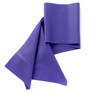 Medline Exercise Resistance Bands - Exercise Band, 50 yd. Roll, Plum, X-Heavy - MDSPH023