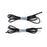 Medline Heavy-Duty Elastic Shoelaces - SHOELACES, 26'' BLACK 1 PAIR - MDSR005263