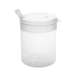 Providence Spillproof Container LLC Spillproof Drinking Cup with Two Lids - CUP, 2 LIDS, NO HANDLES, 8 OZ - PSC51