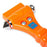 Medline Seat Belt Cutter and Emergency Safety Hammer - Emergency Safety Hammer with Seat Belt Cutter, Orange - MDSSTBLT2