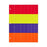 Medline Striped Instrument ID Tape Sheets - Instrument ID Tape Sheet, Red / Yellow / Purple / Orange, 1/4" Wide - MDST0331B