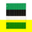 Medline Striped Instrument ID Tape Sheets - Instrument ID Tape Sheet, Blue / White / Black / Green, 1/4" Wide - MDST0332B