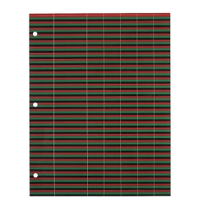 Medline Striped Instrument ID Tape Sheets - Instrument ID Tape Sheet, Red / Black / Green, 1/4" Wide - MDST23413B