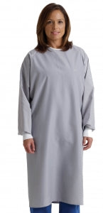 Medline Unisex Blockade Isolation Gown - Unisex Blockade Isolation Gown, Gray, One Size Fits Most - MDT011205