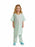 Medline Snuggly Solids Pajama Pants - Pediatric Pajama Pants, Solid Green, Size M - MDT011259M