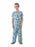 Medline Tired Tiger Pediatric Patient Gowns - Pediatric Gown with Tiger Print, Blue, Size L - MDT011386L