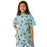 Medline Tired Tiger Print Pediatric IV Gowns - Pediatric IV Gown, Tiger, Blue, Size L - MDT011389L