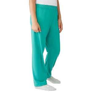 Medline Behavioral Health Apparel - Pediatric Pants with Elastic Strips, Green, Size XL - MDT011485BHXL