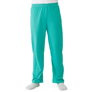 Medline Behavioral Health Apparel - Pediatric Pants with Elastic Strips, Green, Size XL - MDT011485BHXL