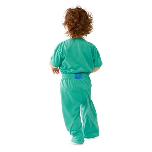 Medline Behavioral Health Apparel - Pediatric Pants with Elastic Strips, Green, Size XS - MDT011485BHXS