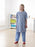 Medline Pet Parade Pediatric IV Gowns - Pet Parade Pediatric IV Gown, Ceil, Size L - MDT011489L