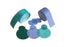 Medline Gore Fabric Patches for Repairing Gowns - Gore Patch, Seagreen, 2" Round - MDT012025GG