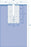 Medline U-Drape Component for U-II Drape System - Snaps and Flaps U-Shaped Drape - MDT013677