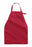Medline Apron Style Dignity Napkins with Snap Closure - Apron-Style Bib, Adult, 19" x 27", Burgundy - MDT014113BURG