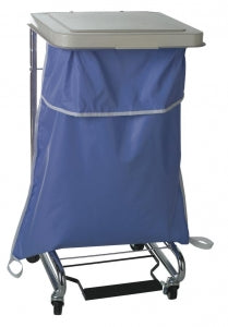 Medline Blockade Hamper Bags - Blockade Hamper Bag with Flip Top and Elastic Closure, Blue, 25" - MDT021377