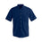 Edwards Garment Co Men's Short Sleeve Poplin Work Shirts - Men's Short-Sleeve Poplin Shirt, Navy Blue, L - MDT1230073