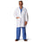 Medline Unisex / Men's Staff Length Lab Coats - Unisex Staff-Length Lab Coat, White, Size 44 - MDT12WHT44E