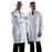 Medline Unisex / Men's Staff Length Lab Coats - Unisex Staff-Length Lab Coat, White, Size 44 - MDT12WHT44E