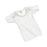 Medline Slipover Infant Shirts - Baby Slipover Short Sleeve Shirt, White, 3 Month - MDT2112551