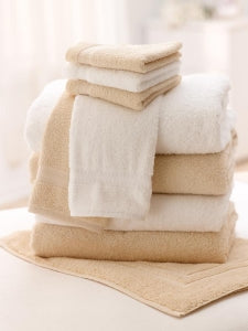 Medline Four Star Bath Towels - TOWEL, BATH, 27"X50", 86/14, 14LB / DZ, 4DZ - MDT217341BEI