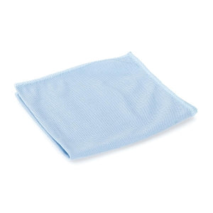 Medline Microfiber Glass Cloths - Microfiber Glass Cloth, 12" x 12", Blue - MDT217658