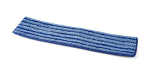 Medline 18" Premium Microfiber Super Mops - 18" Premium Microfiber Mop with Square Corners, Blue with Dark Blue Banding - MDT217741LB