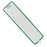 Medline 18" Premium Microfiber Super Mops - 18" Premium Microfiber Mop with Square Corners, Green with Green Banding - MDT217741LGB