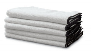 Medline Microfiber Bar Cloths - Microfiber Bar Cloth, 14" x 18", White - MDT217760