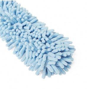 Medline Microfiber Dusters - High Microfiber Duster with Fringe, Blue, Sleeve only, Wand & Extension Handle not included - MDT217854