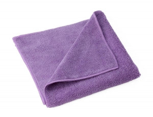 Medline Microfiber Cleaning Cloths - Microfiber Cleaning Cloth, 16" x 16", Medium-Weight, Purple - MDT217896