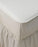 Medline Blended Hooded Mattress Covers - Mattress Pad with Hood at One End, Bleached, 50% Cotton/50% Polyester Blend, 36" x 80", 24/Case - MDT219339WH