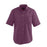 Edwards Garment Co Ladies' Short Sleeve Poplin Shirts - Women's Short Sleeve Poplin Shirt, Wine, Size XL - MDT5230634