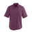 Edwards Garment Co Ladies' Short Sleeve Poplin Shirts - Women's Short Sleeve Poplin Shirt, Wine, Size XL - MDT5230634