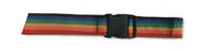 Medline Polypropylene Gait Belts - Polypropylene Gait Belt with Plastic Buckle, 60", Rainbow Stripe - MDT821206RAIN