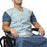 Medline Blended Safety Vests for Patients - Vest Restraint, Quick-Release, Zip-Back, Size L - MDT828306L