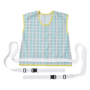 Medline Blended Safety Vests for Patients - Vest Restraint, Quick-Release, Zip-Back, Size L - MDT828306L